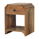 Avora Mini Chestnut Nightstand with 1 drawer Artisan