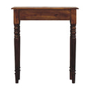 Turned Legs 1 Drawer Chestnut Console Table Artisan