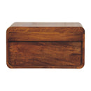 Avora Wall-Mounted Chestnut Nightstand Artisan