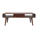 Avora 2 Drawer Chestnut Coffee Table Artisan