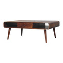 Avora 2 Drawer Chestnut Coffee Table Artisan