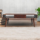 Avora 2 Drawer Chestnut Coffee Table Artisan