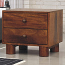 Tula 2 Drawer Chestnut Nightstand Artisan