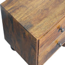 Tula 2 Drawer Chestnut Nightstand Artisan