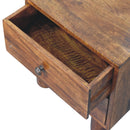 Tula 2 Drawer Chestnut Nightstand Artisan