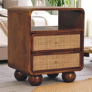Larissa 2 Drawer Chestnut Nightstand Artisan