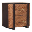 Havana Canefront 3-Drawers Nightstand Artisan