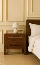 Copenhagen 2-Drawer Nightstand in Smoked Oak Artisan