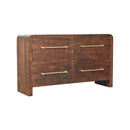 Copenhagen 4-Drawer Chest in Smoked Oak Artisan