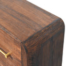 Copenhagen 4-Drawer Chest in Smoked Oak Artisan