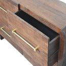 Copenhagen 4-Drawer Chest in Smoked Oak Artisan