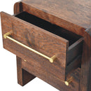 Copenhagen 2-Drawer Nightstand in Smoked Oak Artisan