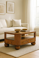 Briarwood Fluted Coffee Table Artisan