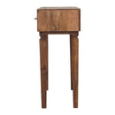 Arno Console Table in Golden Teak Artisan