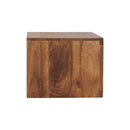Arno Wall-Mounted Nightstand in Golden Teak Artisan