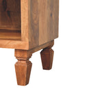 Arno Shoe Storage Unit in Golden Teak Artisan