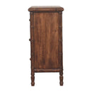 Bamboo Carved 3-Drawer Chest Artisan