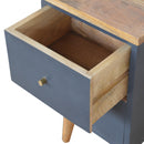 Charcoal Black Hand Painted Nightstand