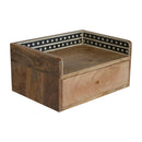 Bone Inlay Gallery Floating Nightstand