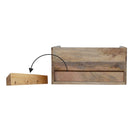 Bone Inlay Gallery Floating Nightstand