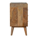 Bone Inlay Gallery Back Nightstand