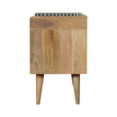 Bone Inlay Gallery Back Media Unit