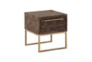 Raquel 1 Drawer End Table Alpine