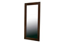Sereno Dark Brown Rubberwood Frame Modern Mirror - Rectangle Baxton