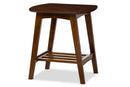 Brighton Dark Walnut End Table Baxton