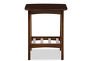 Brighton Dark Walnut End Table Baxton