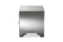 Giovanni Mirrored 2-Drawer End Table Baxton