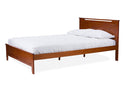Jason Brown Wood Twin-Size Bed Baxton
