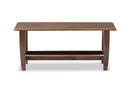 Elijah Walnut Veneer Finished Coffee Table Baxton