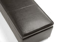 Cascadia Dark Brown Modern Ottoman Baxton
