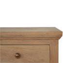 3 Drawer Mango Wood Nightstand Table