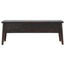 Walnut Hallway Storage Bench