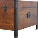 Industrial Lid up Blanket Box