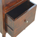 Walnut 2 Drawer Nordic Nightstand
