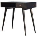 Walnut Open Shelf Writing Desk