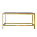 Rectangle Gold Coffee Table