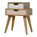 Blush Pink and White Multi Nightstand