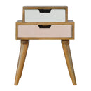 Blush Pink and White Multi Nightstand