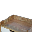 Blue and White Gradient Nightstand