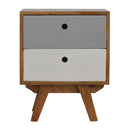 Two Tone Hand Painted Nightstand