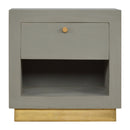 Cement Nightstand with Open Slot