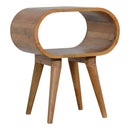 Circular Open Nightstand