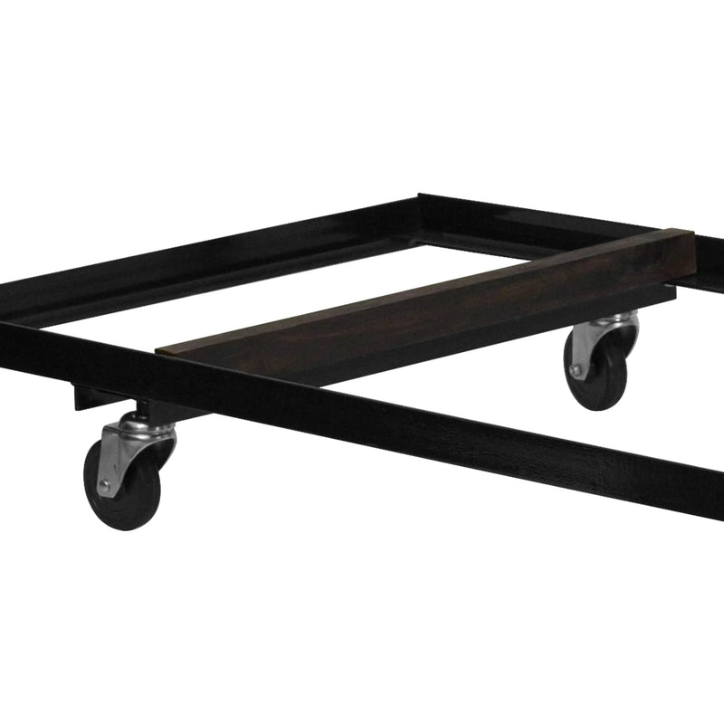 Black Folding Table Dolly for 30''W x 72''D Rectangular Folding Tables iHome Studio
