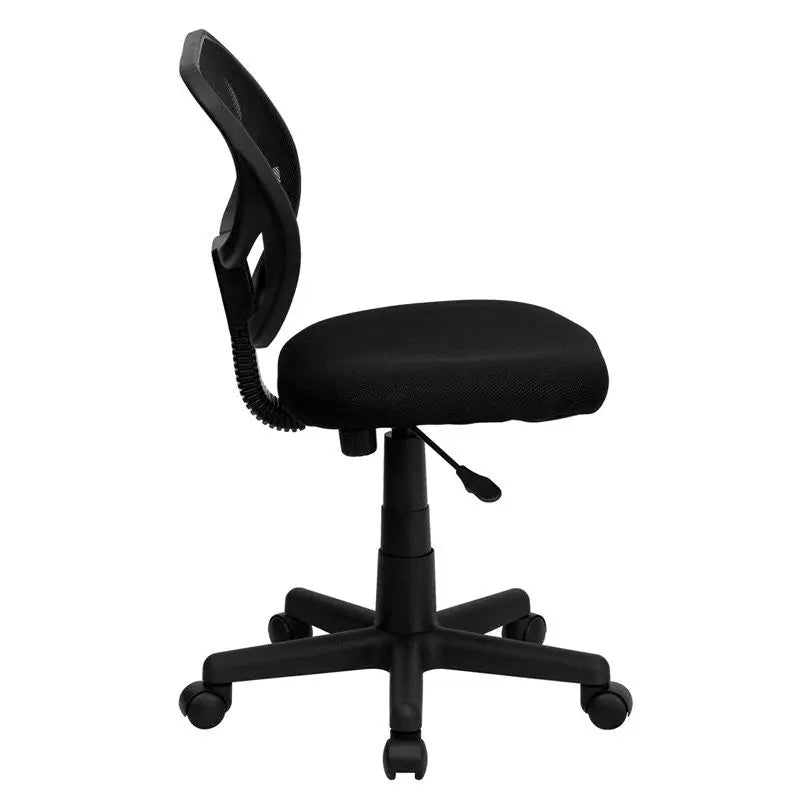 Boswell Low-Back Black Mesh Swivel Home/Office Task Chair iHome Studio