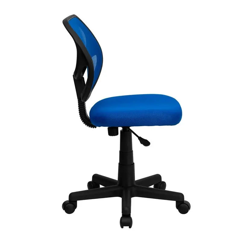 Boswell Low-Back Blue Mesh Swivel Home/Office Task Chair iHome Studio