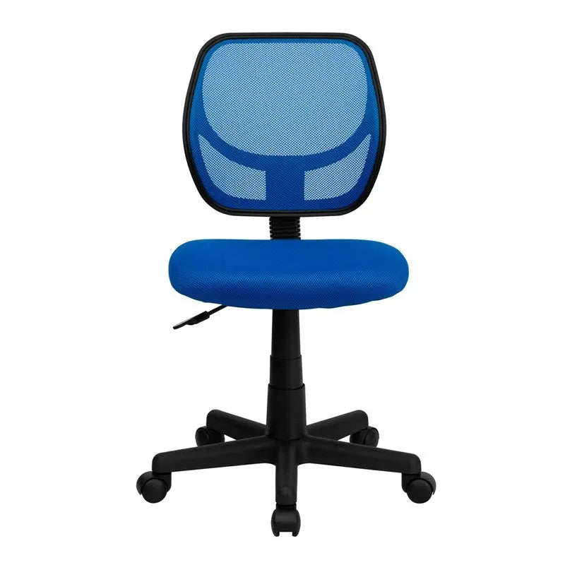 Boswell Low-Back Blue Mesh Swivel Home/Office Task Chair iHome Studio